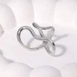 Gold Plated Stainless Steel Open Ring