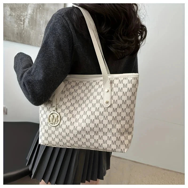 Versatile Printed Metal Sheet Handbag