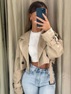 Ivory Symphony Double-Breasted Jacket