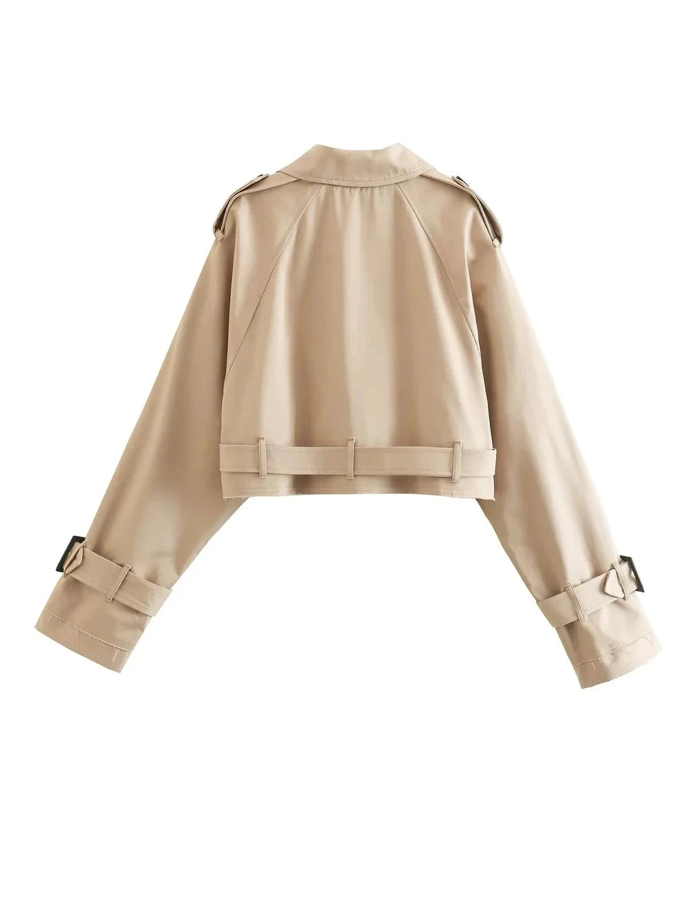 Ivory Symphony Double-Breasted Jacket