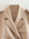 Ivory Symphony Double-Breasted Jacket
