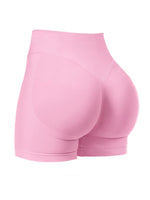 High-Waisted Seamless Fitness Shorts