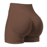 High-Waisted Seamless Fitness Shorts