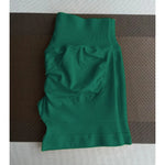 High-Waisted Seamless Fitness Shorts