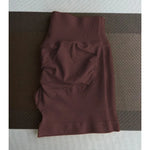 High-Waisted Seamless Fitness Shorts