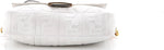 Embossed Leather Baguette Bag