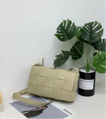 Neutral Cassette Crossbody Bag