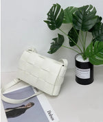 Neutral Cassette Crossbody Bag