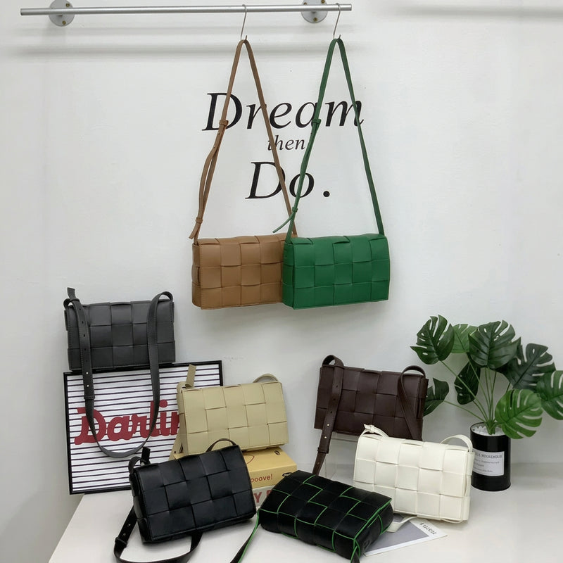 Neutral Cassette Crossbody Bag