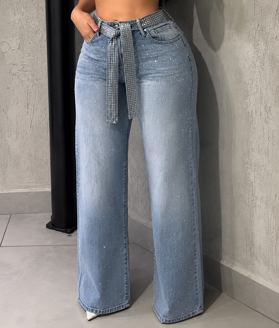Velvet Aura Wide Leg
