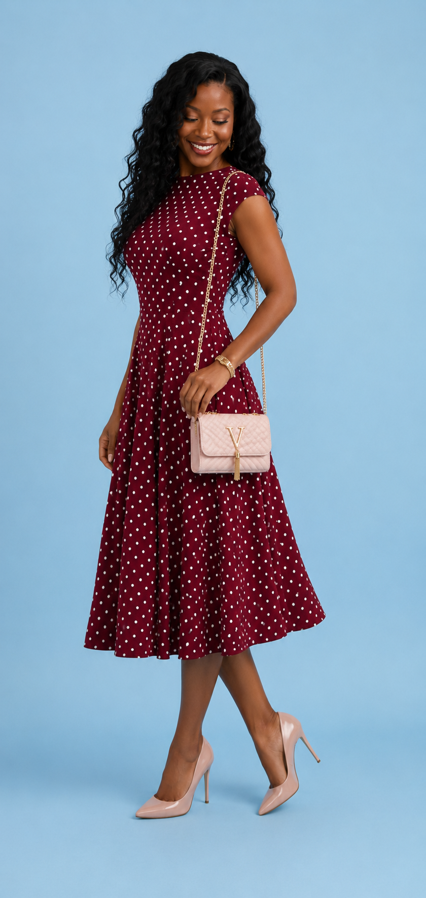 Elegant Sequin Crossbody Bag