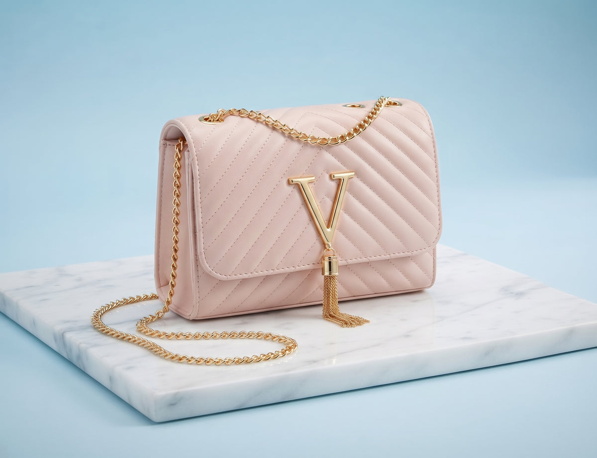 Elegant Sequin Crossbody Bag