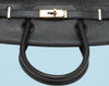 Leather Birkin-style bag
