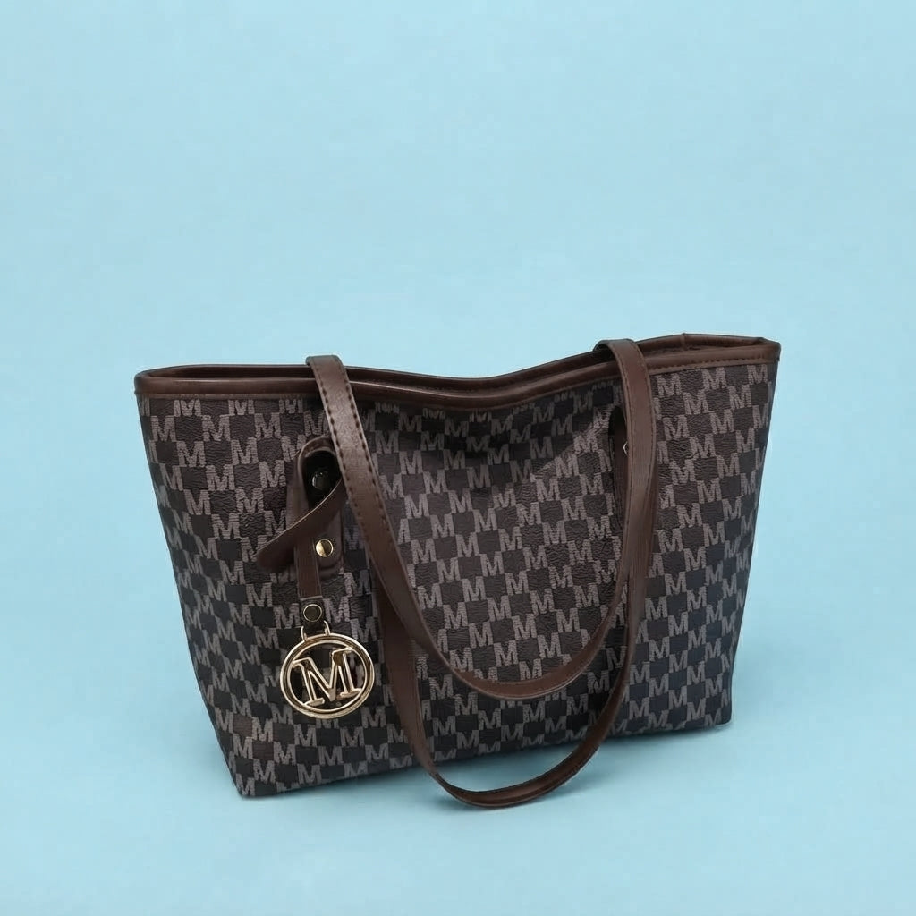 Versatile Printed Metal Sheet Handbag
