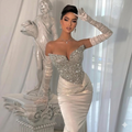 Celestial Satin Mermaid Gown Dress