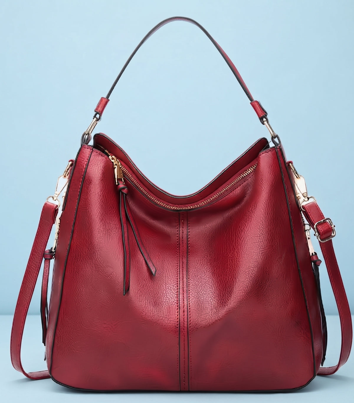 Elegant Faux Leather Tote Bags
