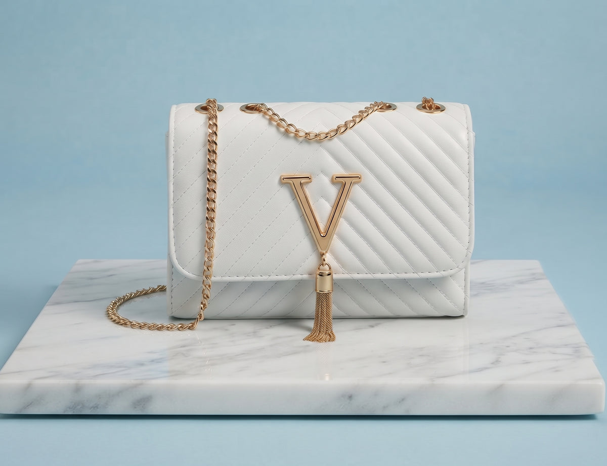 Elegant Sequin Crossbody Bag