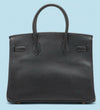 Leather Birkin-style bag