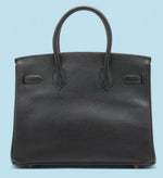 Leather Birkin-style bag