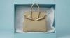 Leather Birkin-style bag