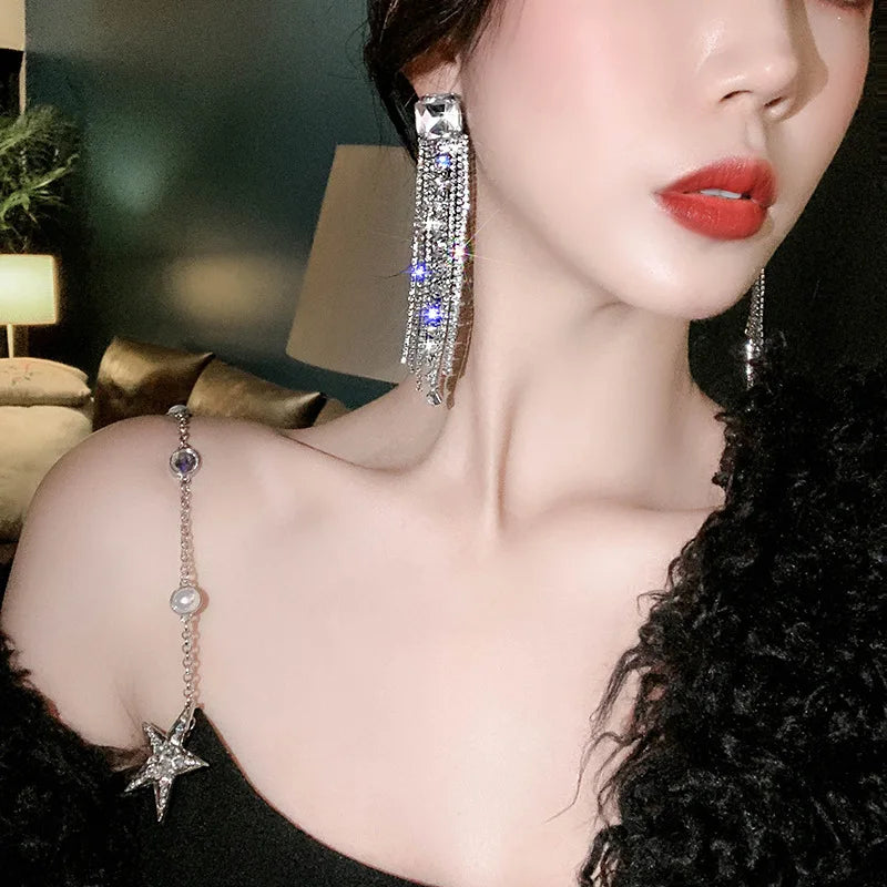 Earrings Asymmetry Party Jewelry