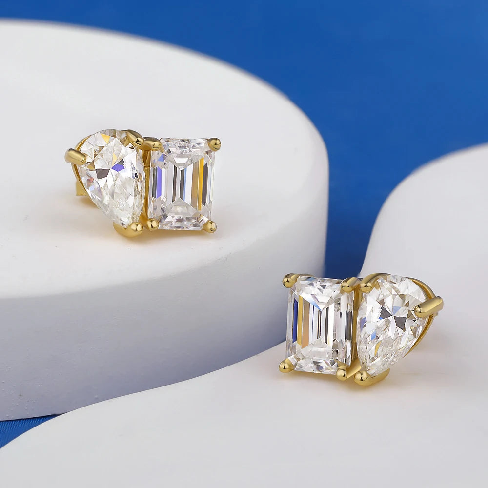 Earrings Dew of Grace Moissanite Studs