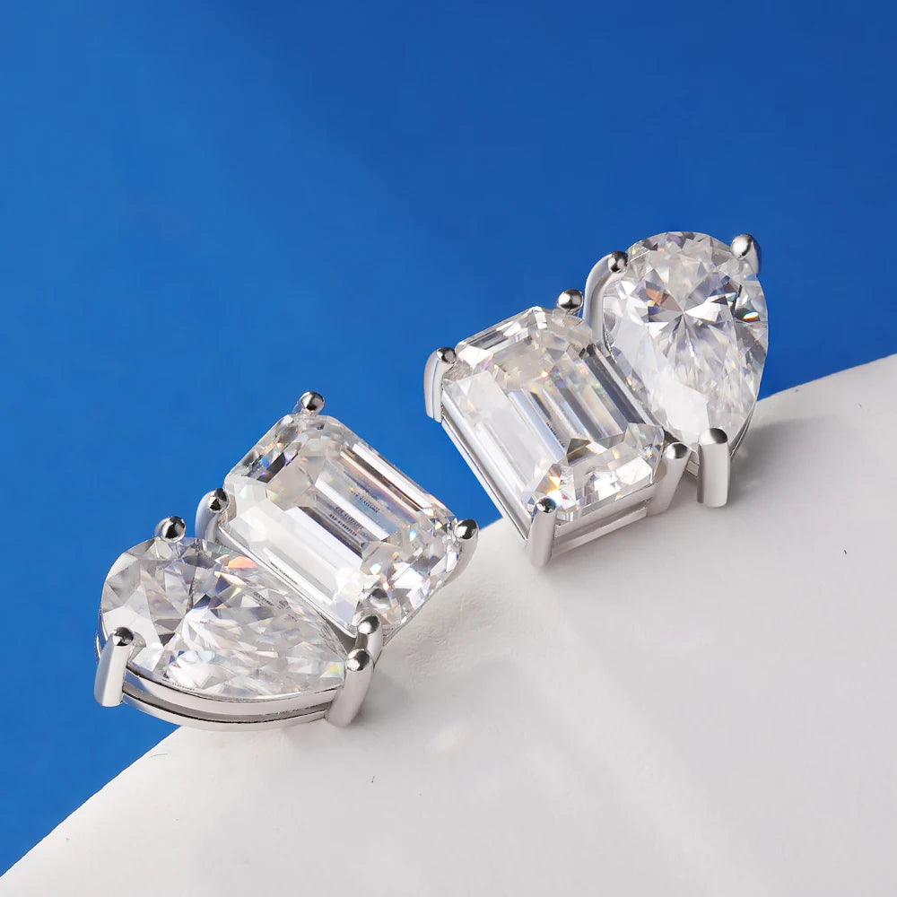 Earrings Dew of Grace Moissanite Studs