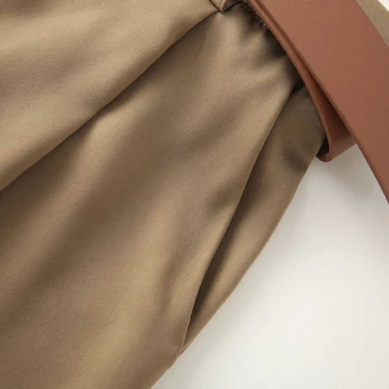 Ivory Horizon Wide-Leg Pants