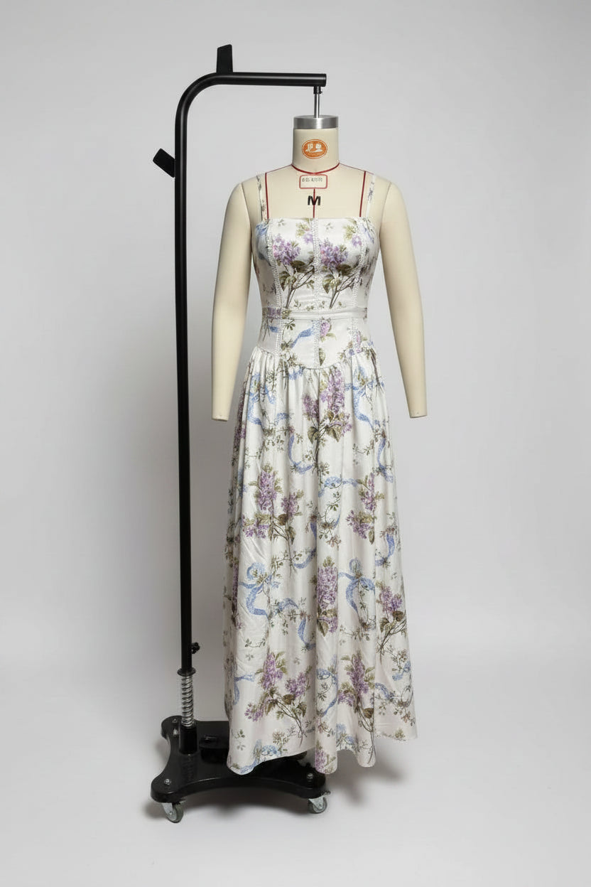 Midnight Bloom Maxi Dress