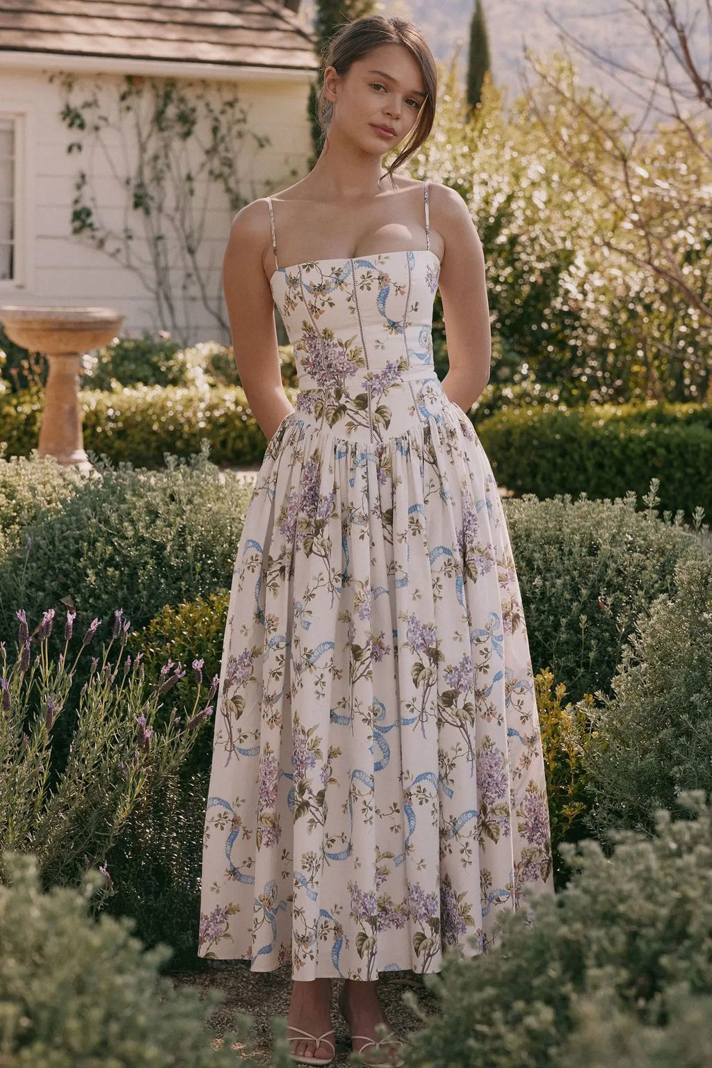 Midnight Bloom Maxi Dress