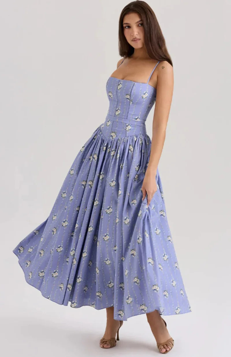 Midnight Bloom Maxi Dress