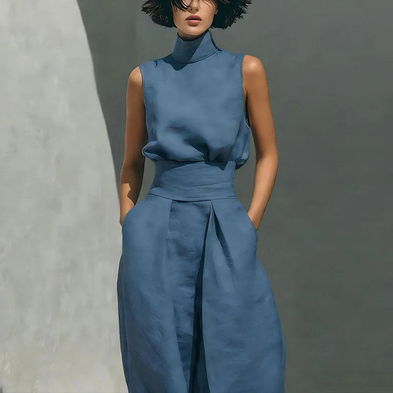 Essence Turtleneck Wide-Leg Set