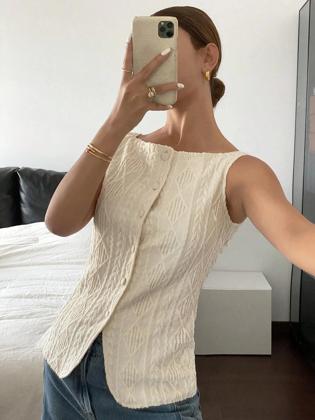 Shirt summer geometric