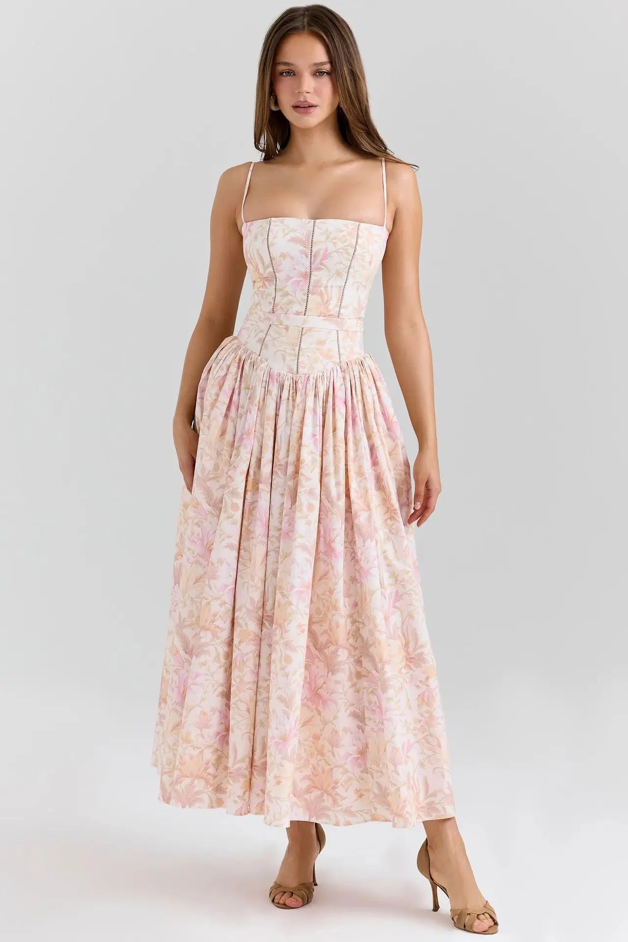 Midnight Bloom Maxi Dress