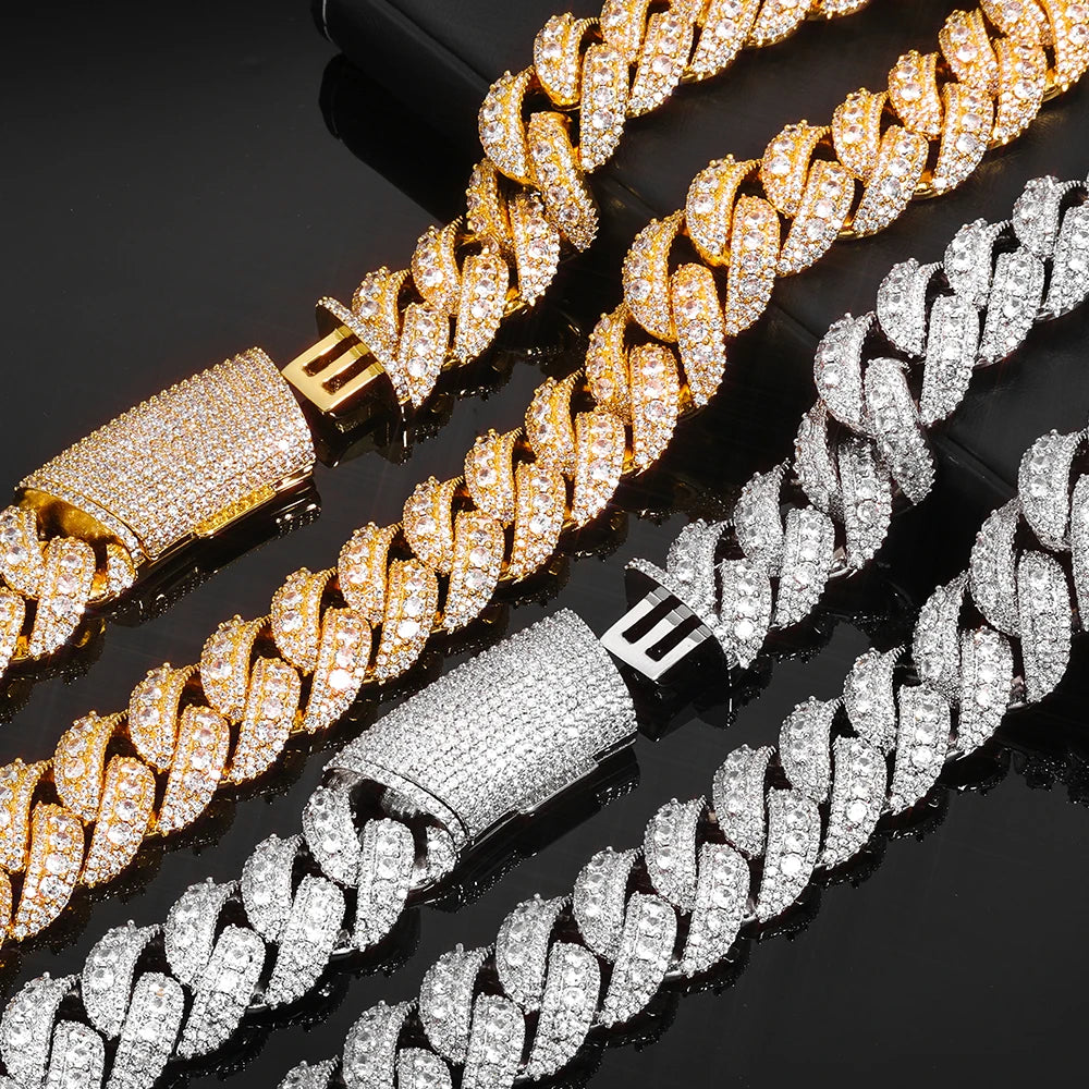 Sovereign 22mm Iced Rope Chain