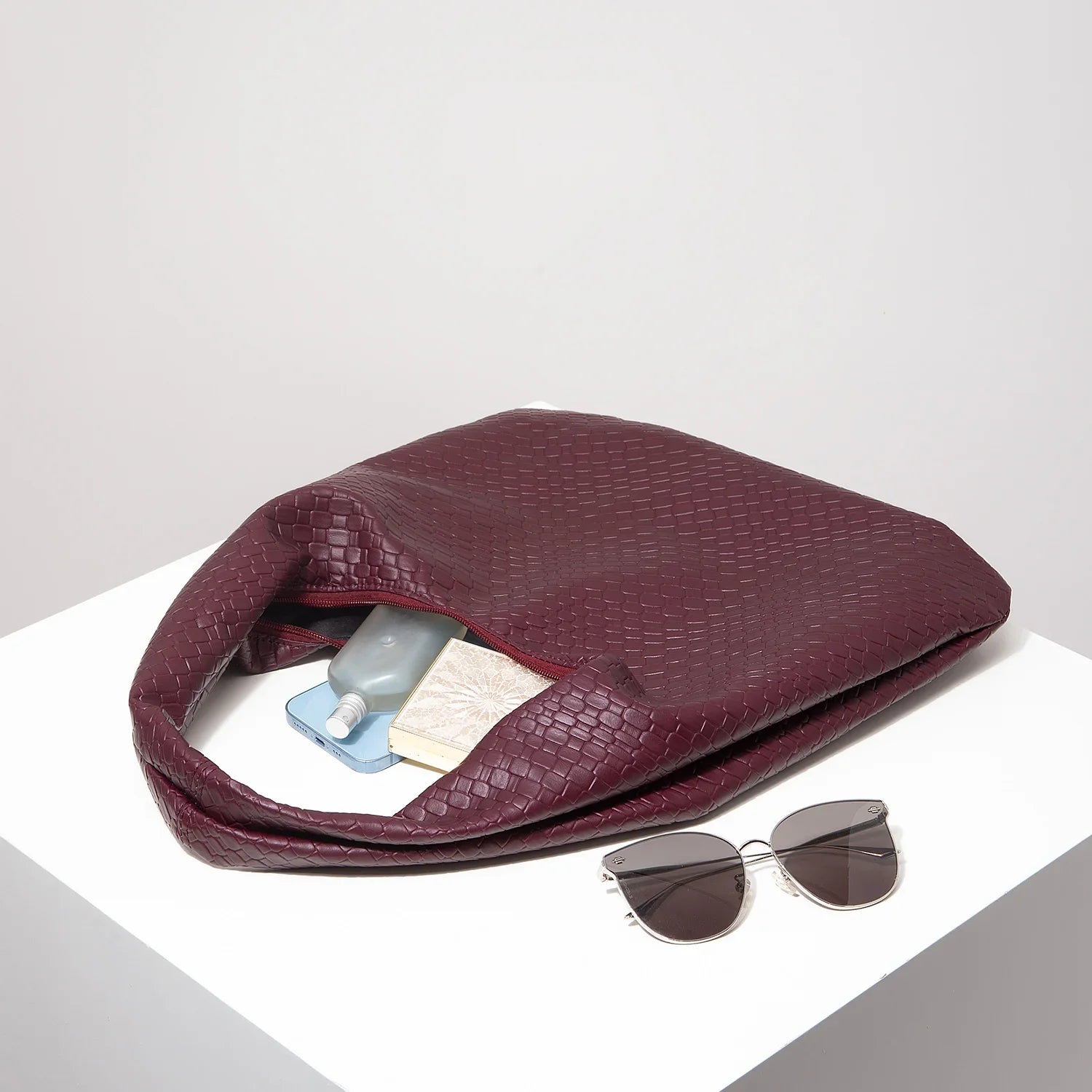 Chic Faux Leather Tote Bag