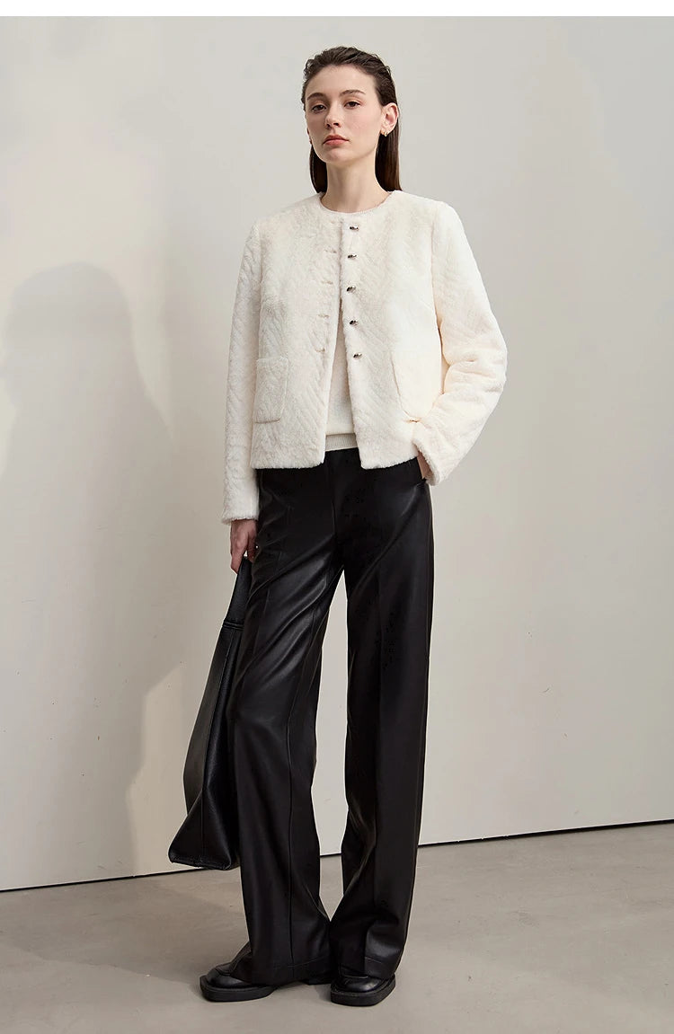 Onyx Essence Leather Trousers
