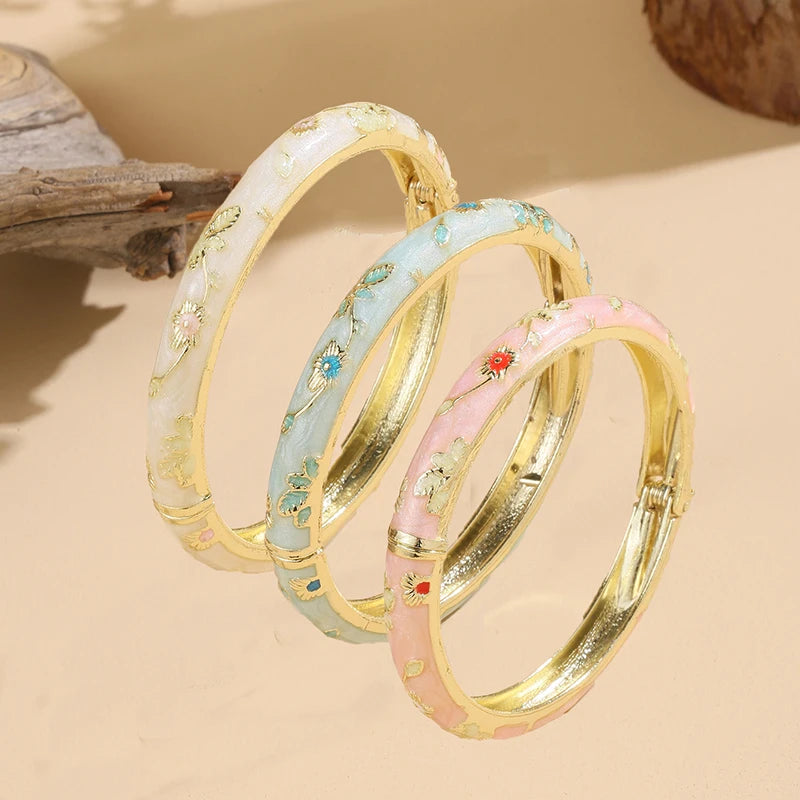 Royal Cloisonné Bloom Bangle