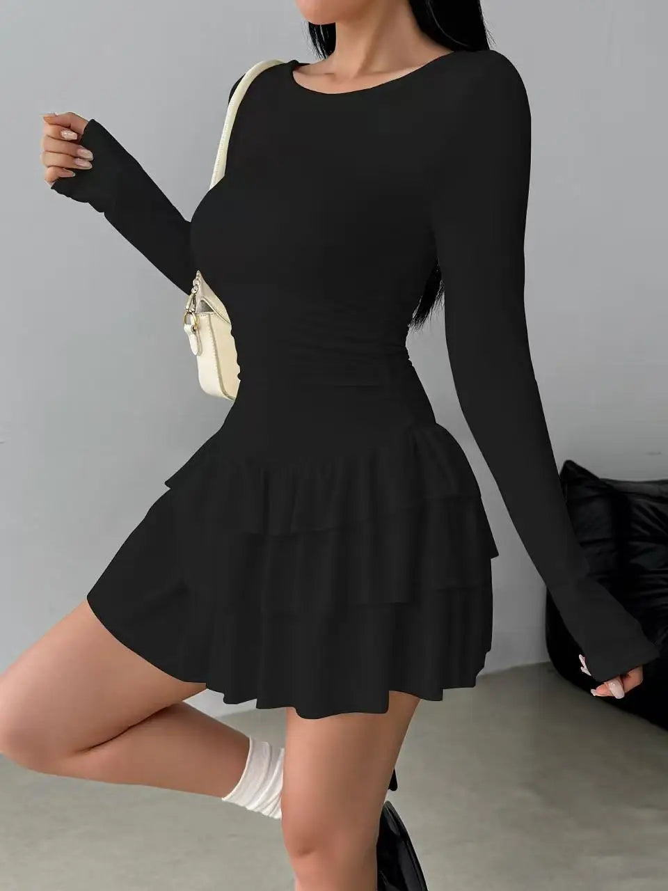 The Twilight Waltz Ball Gown Mini Dress