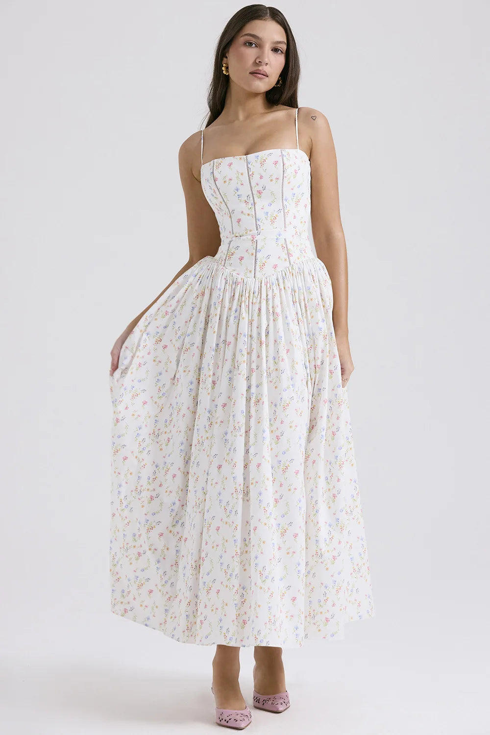 Midnight Bloom Maxi Dress
