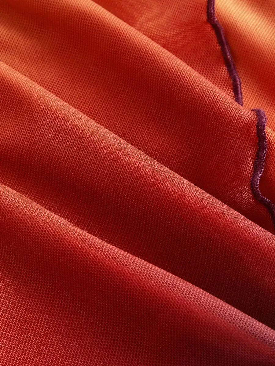 Sunset Gradient Sheath Dress