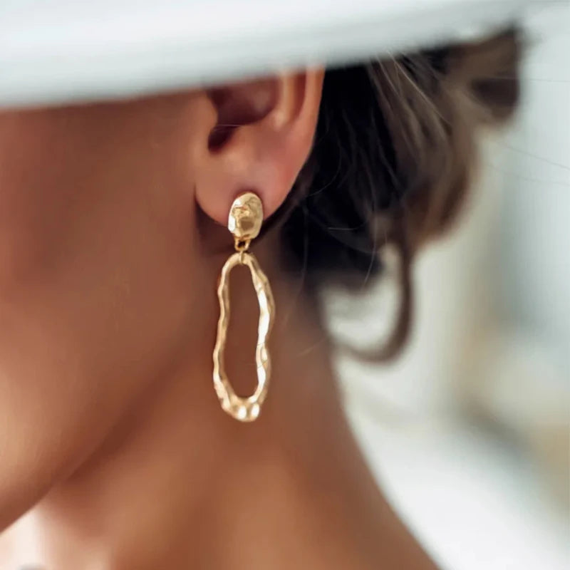 Ethereal Pearl Geometric Studs
