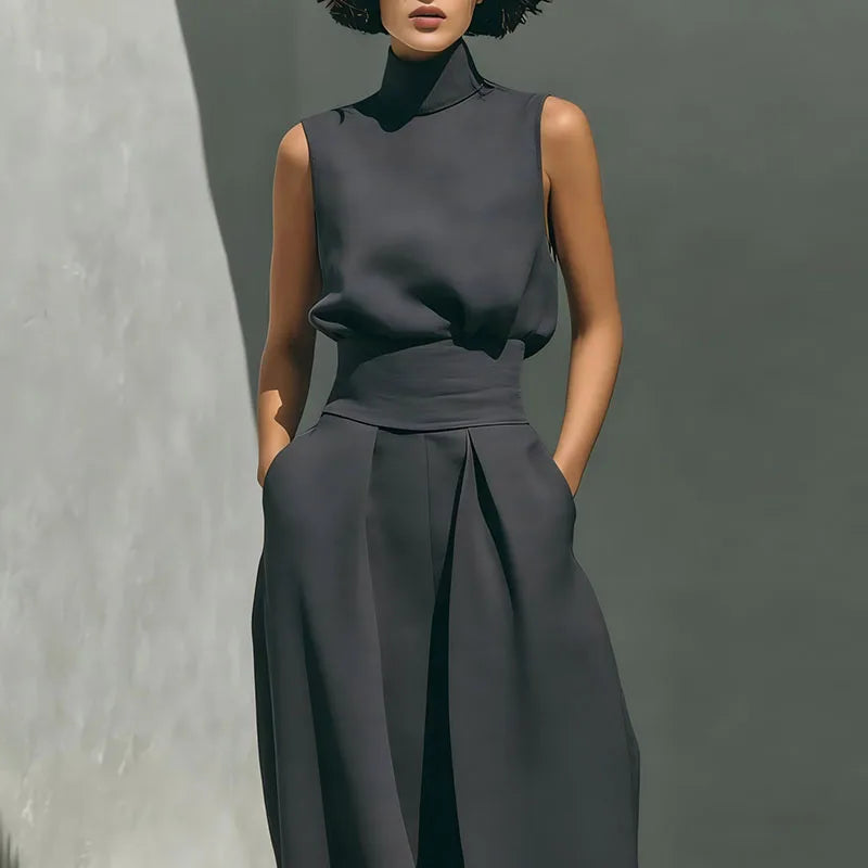 Essence Turtleneck Wide-Leg Set