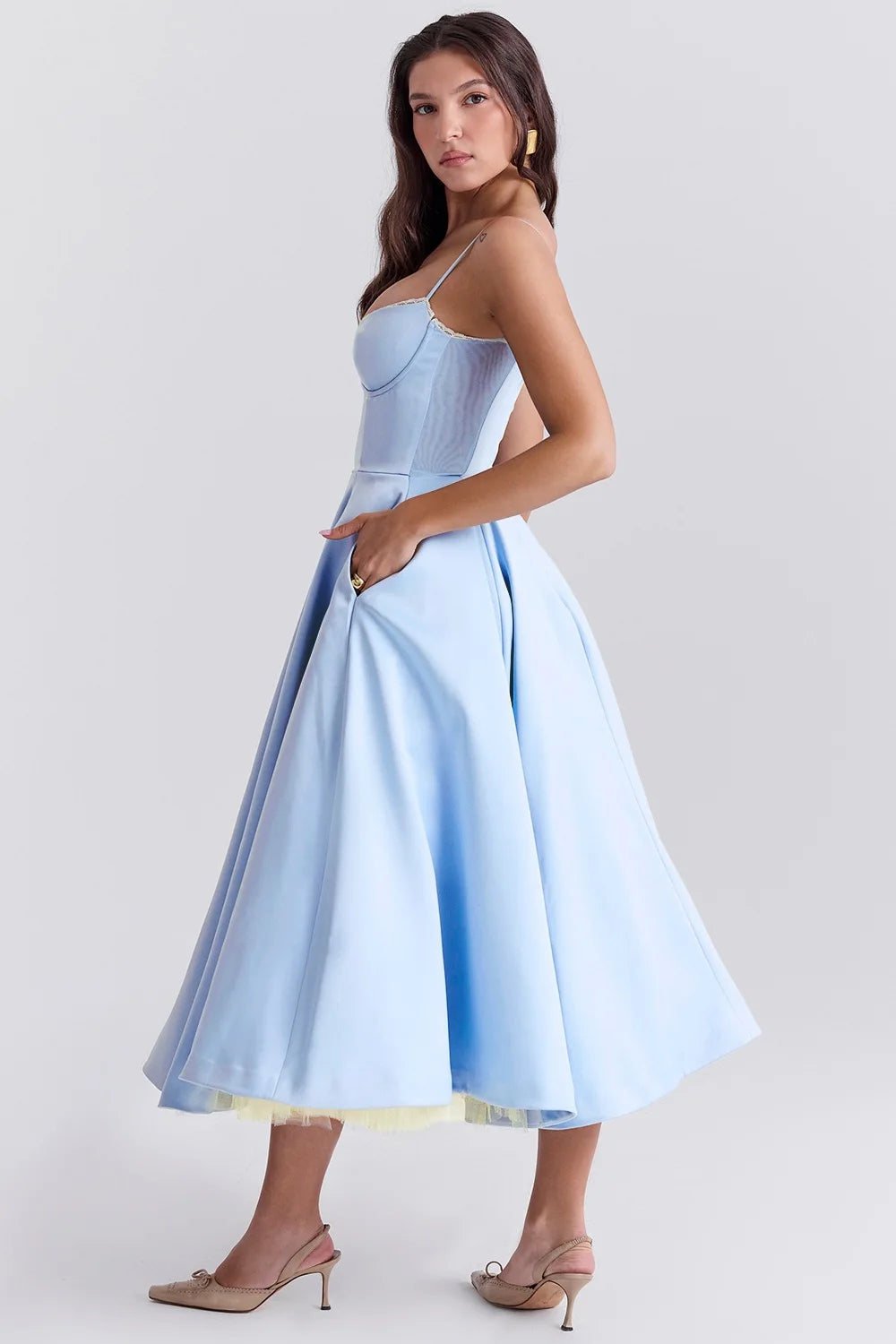 The Whispering Breeze Camisole Midi