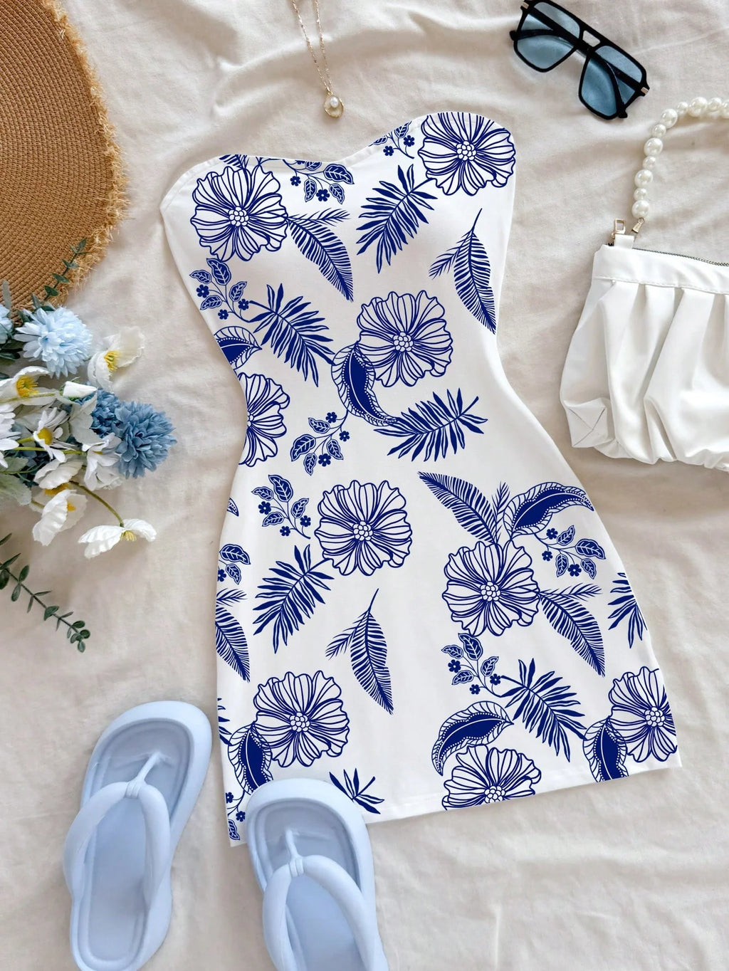 Solaris Print Mini Dress
