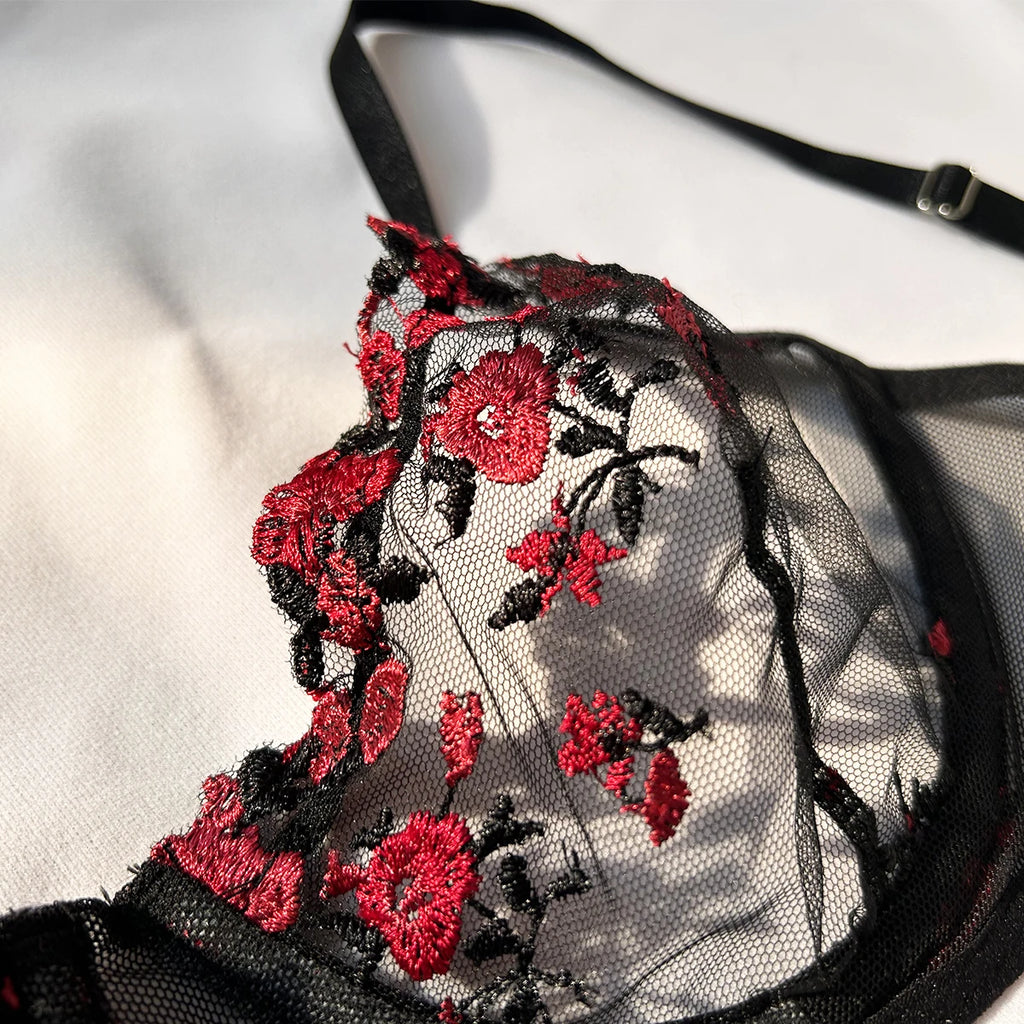 Floral Poetry Bra & Brief Set