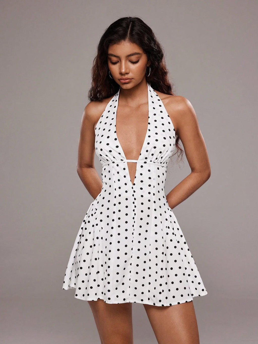 Polka Dot Gala Mini Dress