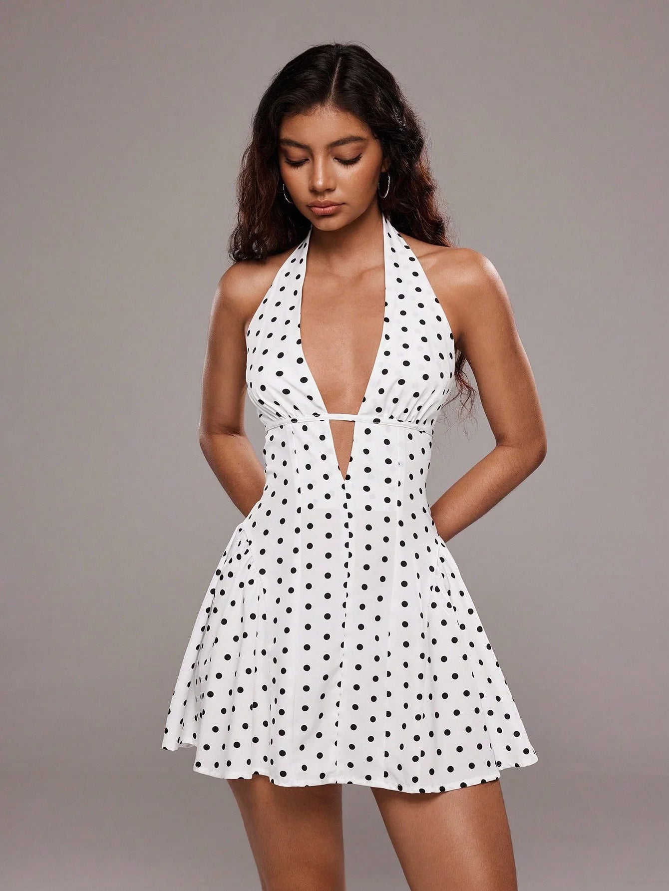 Polka Dot Gala Mini Dress