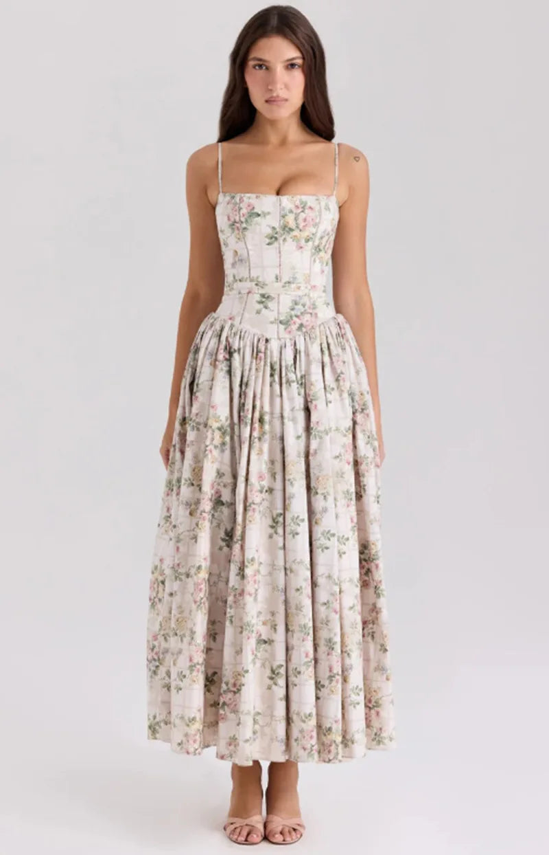 Midnight Bloom Maxi Dress