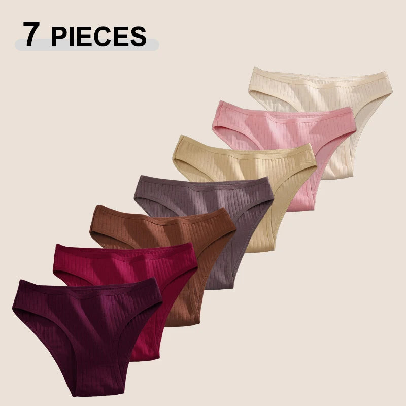 Serene Ribbed Undies 7PCS